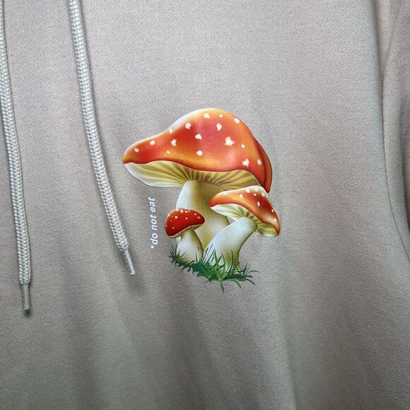 H&M Beige Hoodie with Mushroom Design - Picture 6 of 6